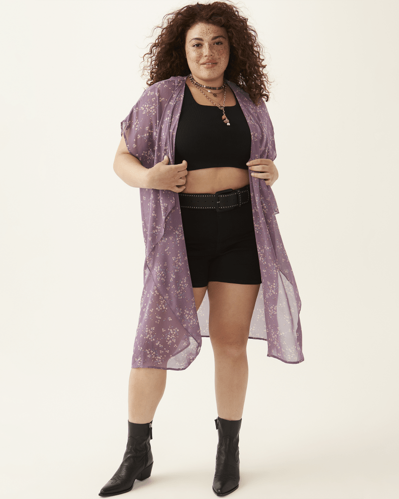 Plus size model with hourglass body shape wearing  by Hiatus | Dia&Co | dia_product_style_image_id:206416